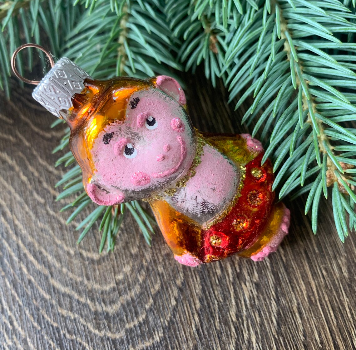 Monkey Christmas Decorations Vintage Christmas Ornaments Etsy UK