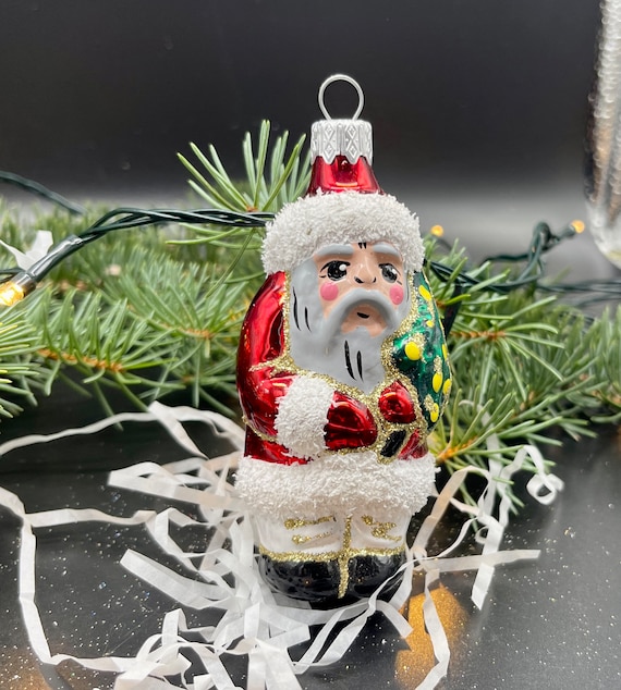 Etsy glass christmas decorations Clearance