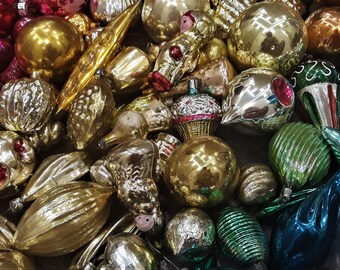100 個のクリスマス ガラス オーナメント、クリスマス デコレーション