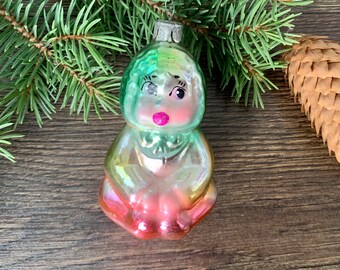 A ソビエト ヴィンテージ ミニガラスオーナメント アンティーク　クリスマス A ソビエト ヴィンテージ ミニガラスオーナメント アンティーク