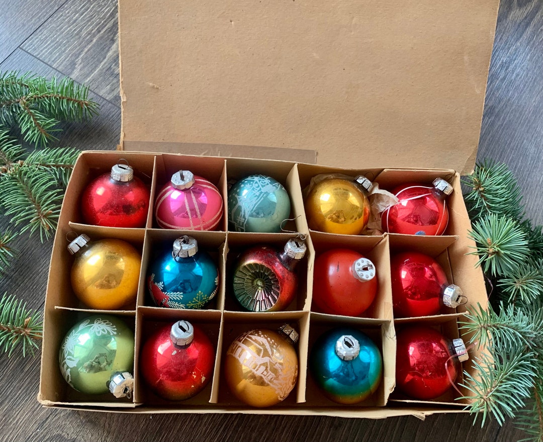 クリスマスオーナメント　アンティーク 希少！ヴィンテージアンティーク 1960年代 ドイツ製 ディープ