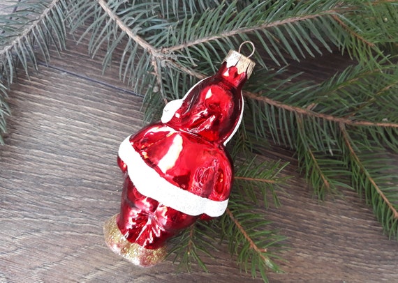Coche con regalos vidrio soplado decoración árbol Navidad