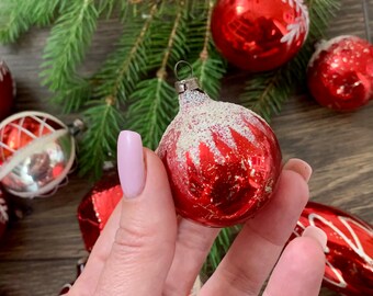 ドイツ製　クリスマス　ビンテージガラスのオーナメント25個セット ドイツ製 クリスマス ビンテージガラスのオーナメント25個セット