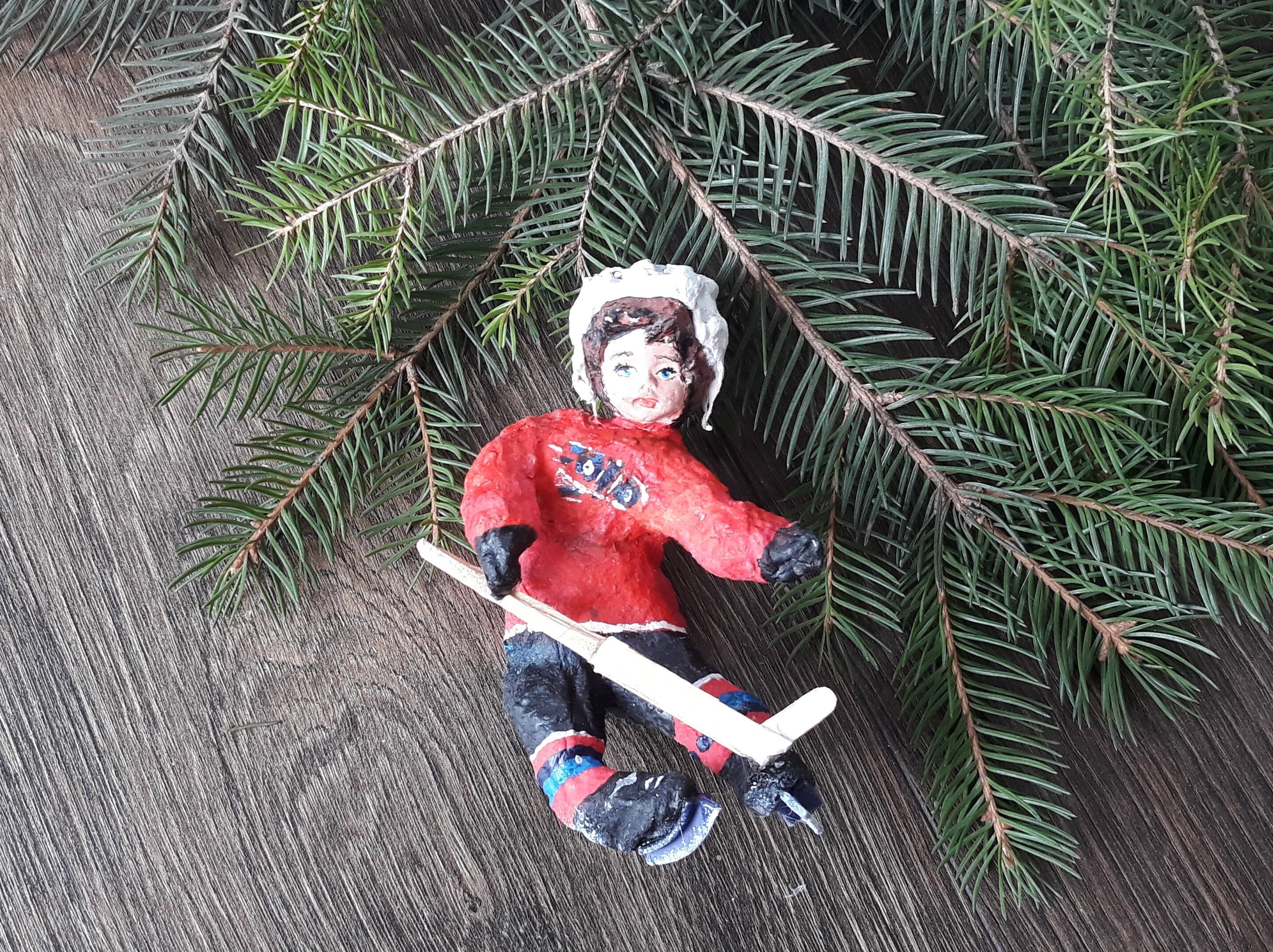 Hockey christmas tree topper Clearance