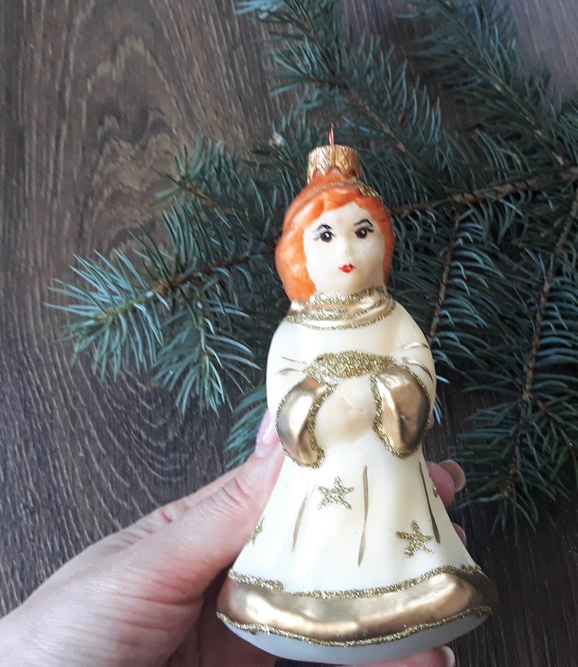 Angel Christmas Glass Ornaments Blown Glass  Etsy UK
