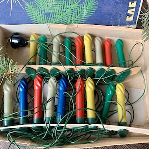 Christmas Garland, Christmas ornaments, vintage christmas,Retro Christmas,1950s christmas, Winter decor, Gifts ideas, Holiday decor