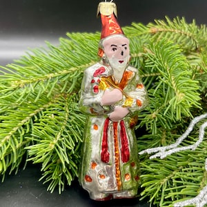 Antique glass Christmas ornaments, Christmas glass ornaments, 1950s Christmas, vintage Christmas, Holiday decor,Gift ideas,Winter decor