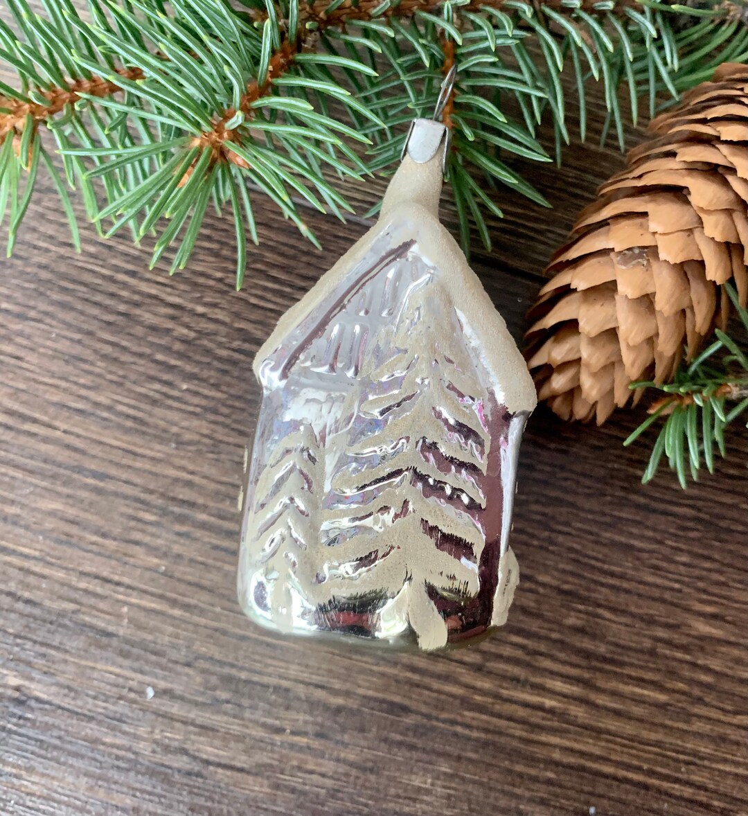 アンティークガラスのクリスマスオーナメント、クリスマスガラス