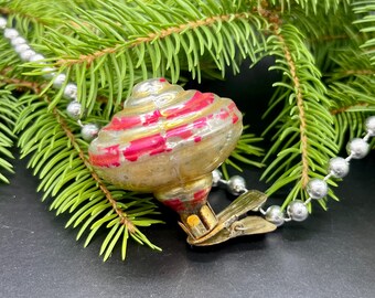 ヴィンテージ dzyga クリスマスガラスオーナメント、ヴィンテージ