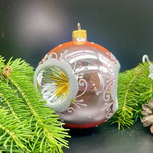 Grande décoration de Noël rose, ornements en verre soufflé, décoration de Noël, Noël 2025, Idées cadeaux et Décoration hivernale