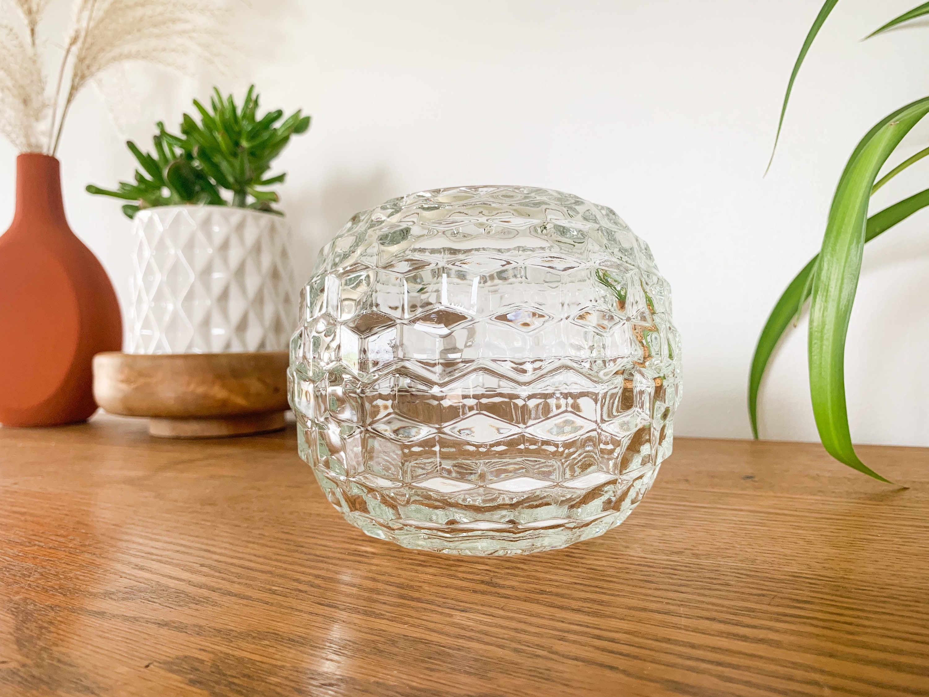 Vintage Glass Fairy Lamp Vintage Clear Glass Fairy Lamp with Etsy