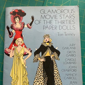 Glamorous Movie Stars of the Thirties Paper Dolls