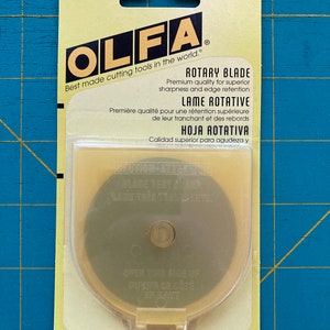 OLFA 60mm Rotary Blade - Olfa Brand Tungsten Steel Rotary Cutting Blade - 1 Blade/pkg. #RB60-1