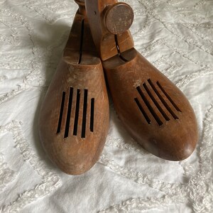 Set of 2 Vintage Wooden Shoe Forms / Shoe Lasts / Vintage Rustic ...