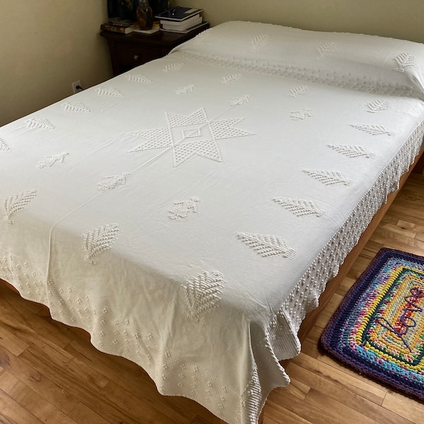 Hobnail Bedspread Etsy