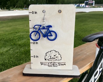Bicycle earrings, cyclist gift, cycling enthusiast