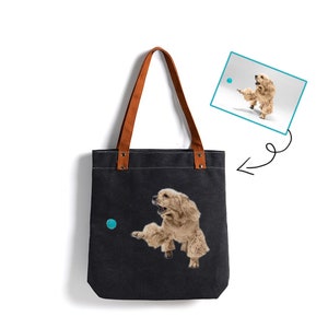 Personalized Photo Tote Bag - Custom Wedding Tote - Bachelorette Party Tote - Custom Bridesmaid Tote - Bridal Party Bag - Custom Gift