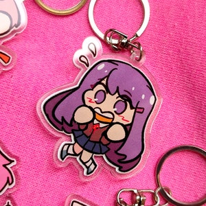 DDLC Doki Literature Club Acrylic Keychain - Etsy