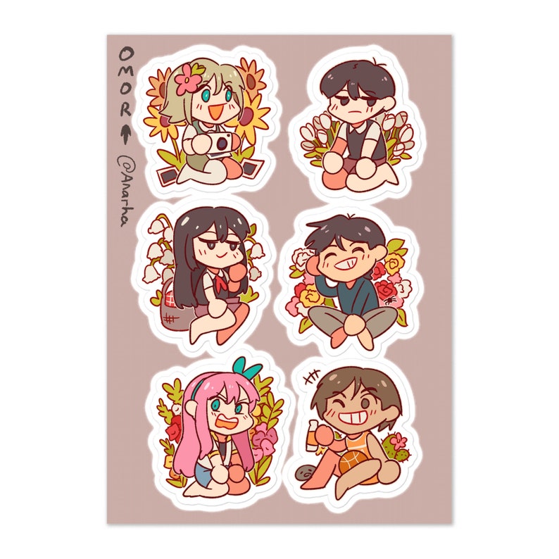 Kel Sprites (Omori) - Omori - Sticker