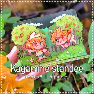Kagamine Rin Len picnic standee | Vocaloid acrylic Keychain Virtual Singer project sekai colorful stage Hatsune Miku prjsk