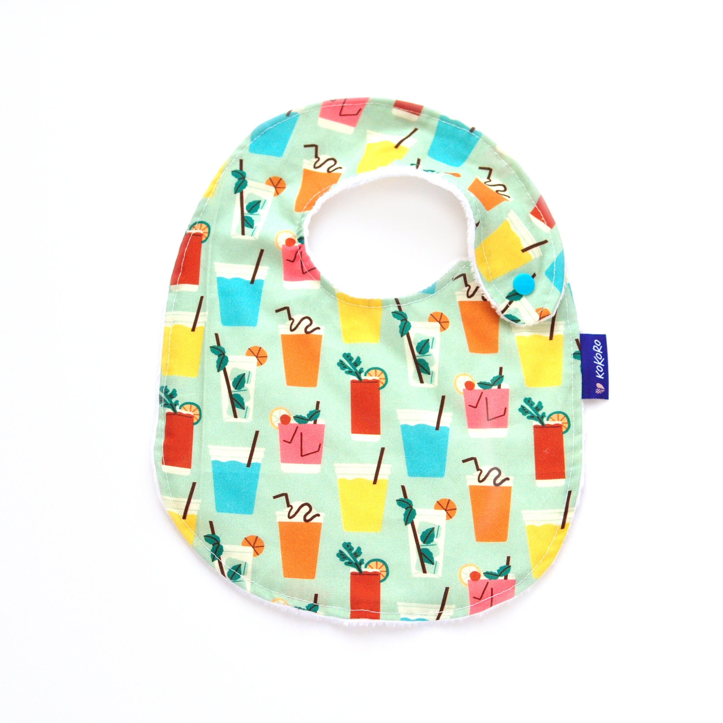 KOKORO Baby Bib Drinks Soda Cocktails Summer Juice Iced Tea Etsy