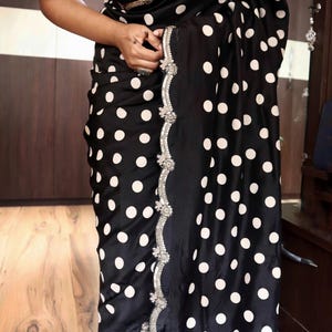 Retro inspired Munga silk saree partywear sarees Indian sari blouse