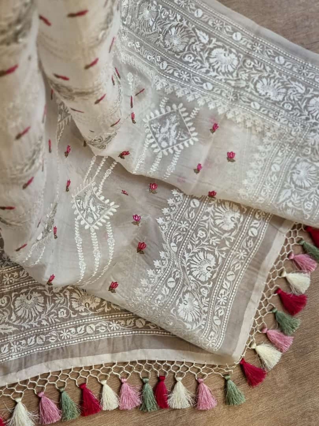Laboni R&b Laboni Organza Silk Saree,,,, Embroidered Saree - Etsy