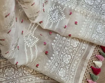 Laboni organza silk saree,,,, embroidered saree