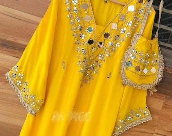 Long dress silk shirt pattern dress Partywear dress