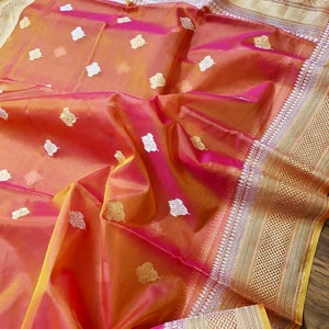 Varmia Banarsi kora saree