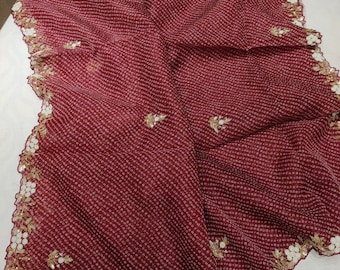 Panisha pearl organza saree partywear sari