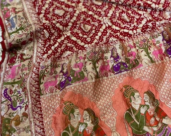 Mughal inspirierte traditionelle Dupatta