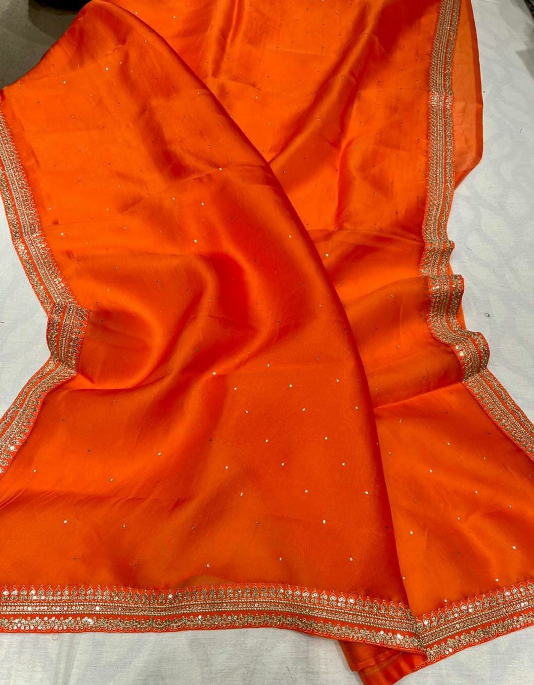 Nivesha organza partywear saree main image 0