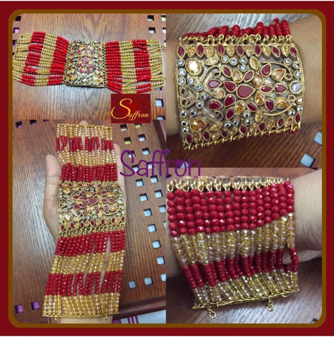 Pakhi Bracelet, Bracelet,pakistani Bracelet,,kundan Bracelet Etsy UK