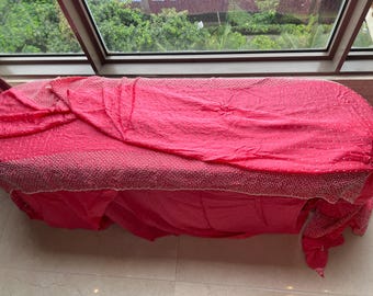 Pink pearl saree engagement sarees bridesmaid sari