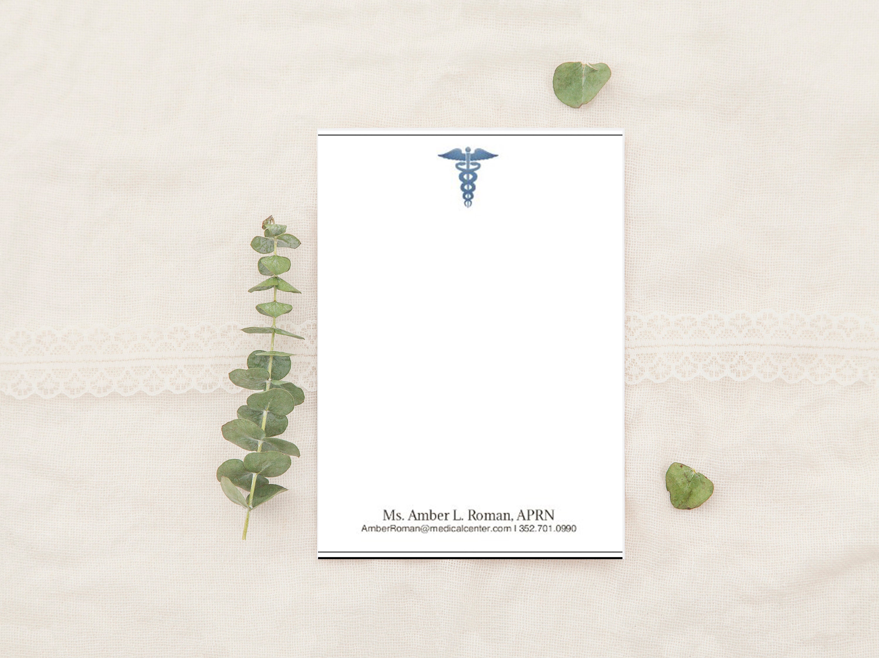 Personalized Notepad for Nursing Professionals Nurse Etsy