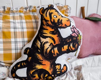Handmade Tiger Cushion: Winnie the Pooh Inspired Pillow