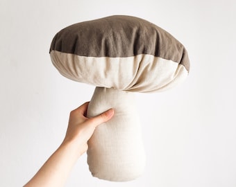 Muschroom cushion, decorative forest cushion, mushroom pillow, forest cushion