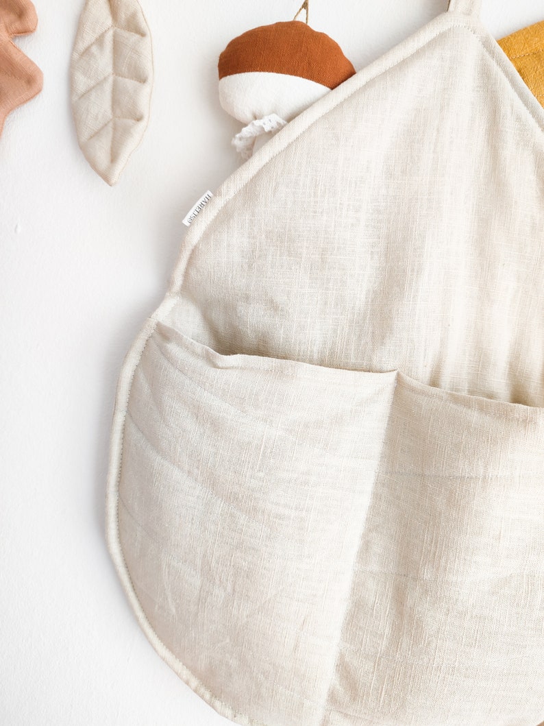 Leafshaped Wall Basket Nursery Storage Box Fabric Basket Etsy