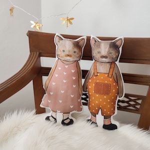 Stuffed Cat Rag Doll Toy: Unique Soft Toy