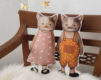 Stuffed Cat Rag Doll Toy: Unique Soft Toy