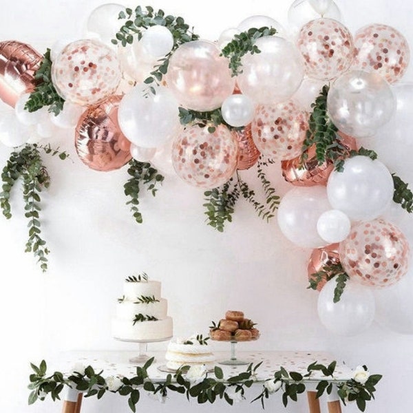 Rosegold Party Decorations Etsy