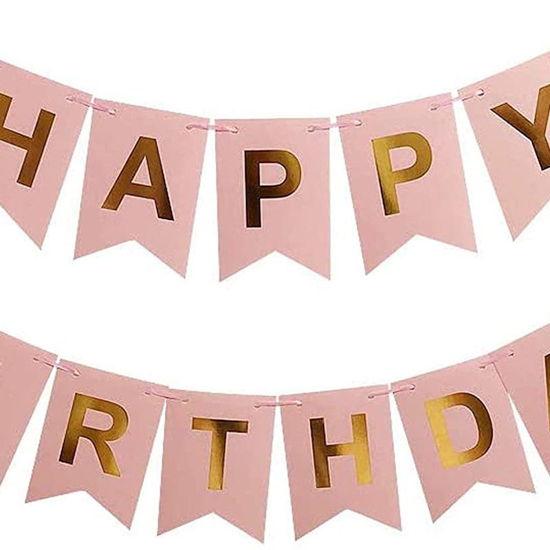 Pink Birthday Decorations - Etsy