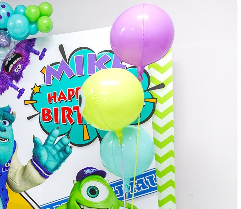 Monsters University Theme Party Balloon Kit Monsters Balloon Etsy