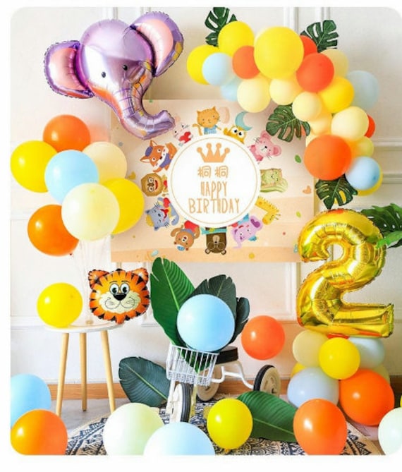 Kit/set di palloncini per feste di compleanno della giungla