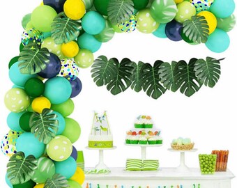 Jungle Safari Thema Party Supplies | Dinosaur Ballonnen Garland Kit | Verjaardagsfeestje voor jongens | Jungle ballonboog | Babyshower decoratie