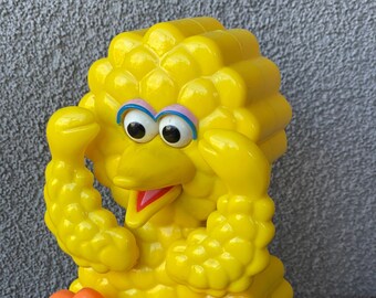 Sesame Street Big Bird, Peekaboo Toy, Vintage Windup Music toys, Baby, Toddler, Boy, Girl,Gift, Vintage Kids Toys, Birthday Gift,Musical Toy