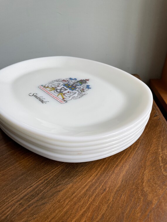 Milk top glass platters