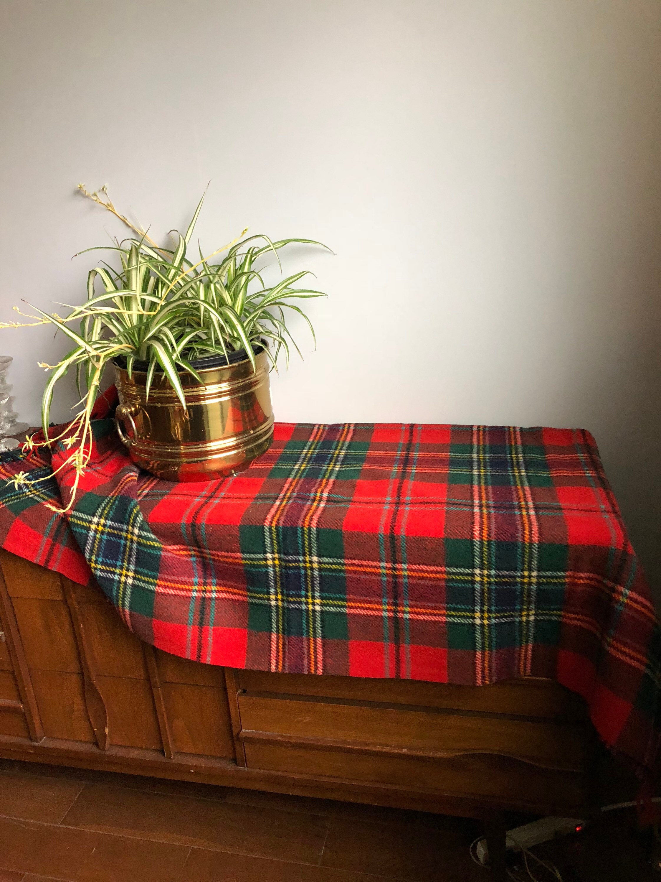 Scots Print Blanket - MacAulay Tartan Crest Blanket To My Wife Style, Gift From Scottish Husband