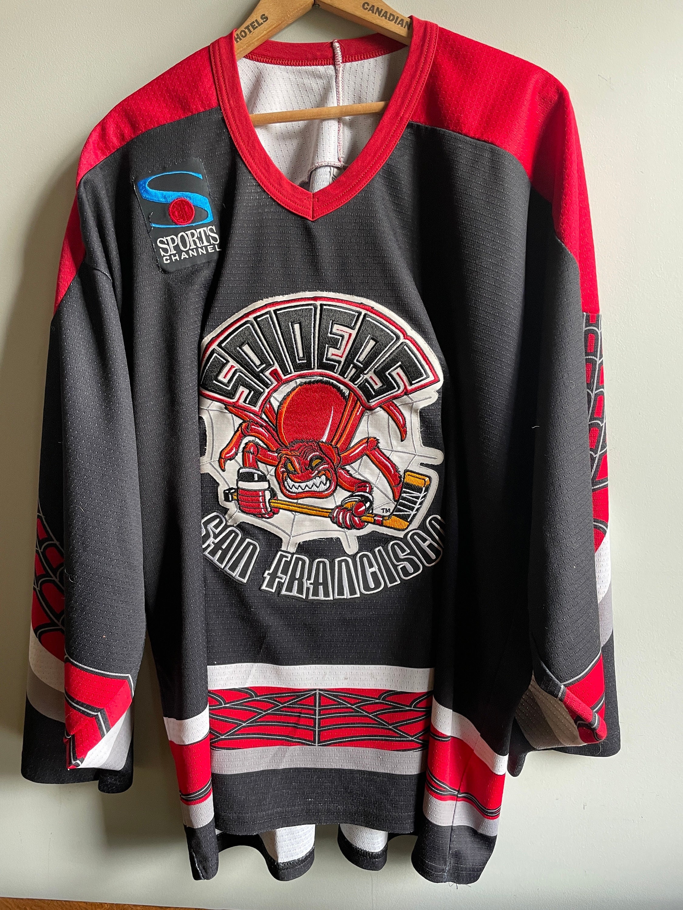 Sam Francisco Spiders Jersey Hip Hop Streetwear Hockey 